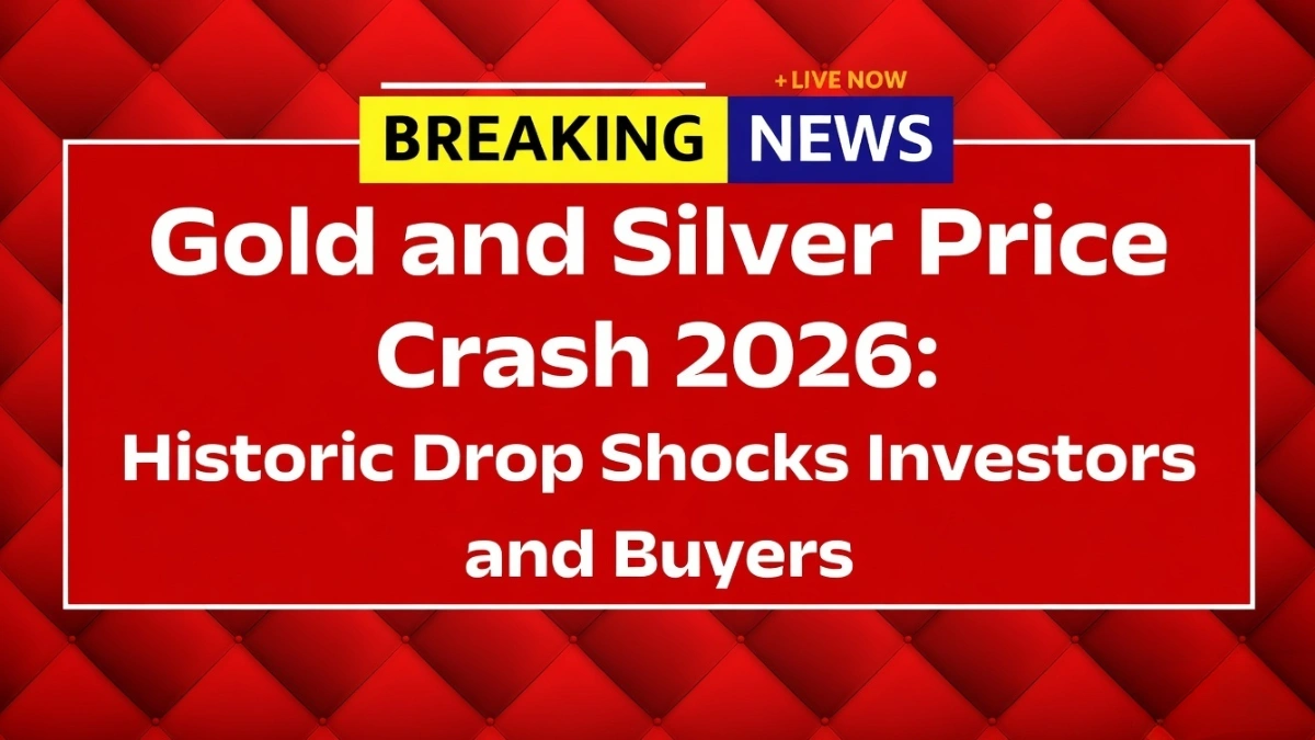 Gold Price Drop 2026