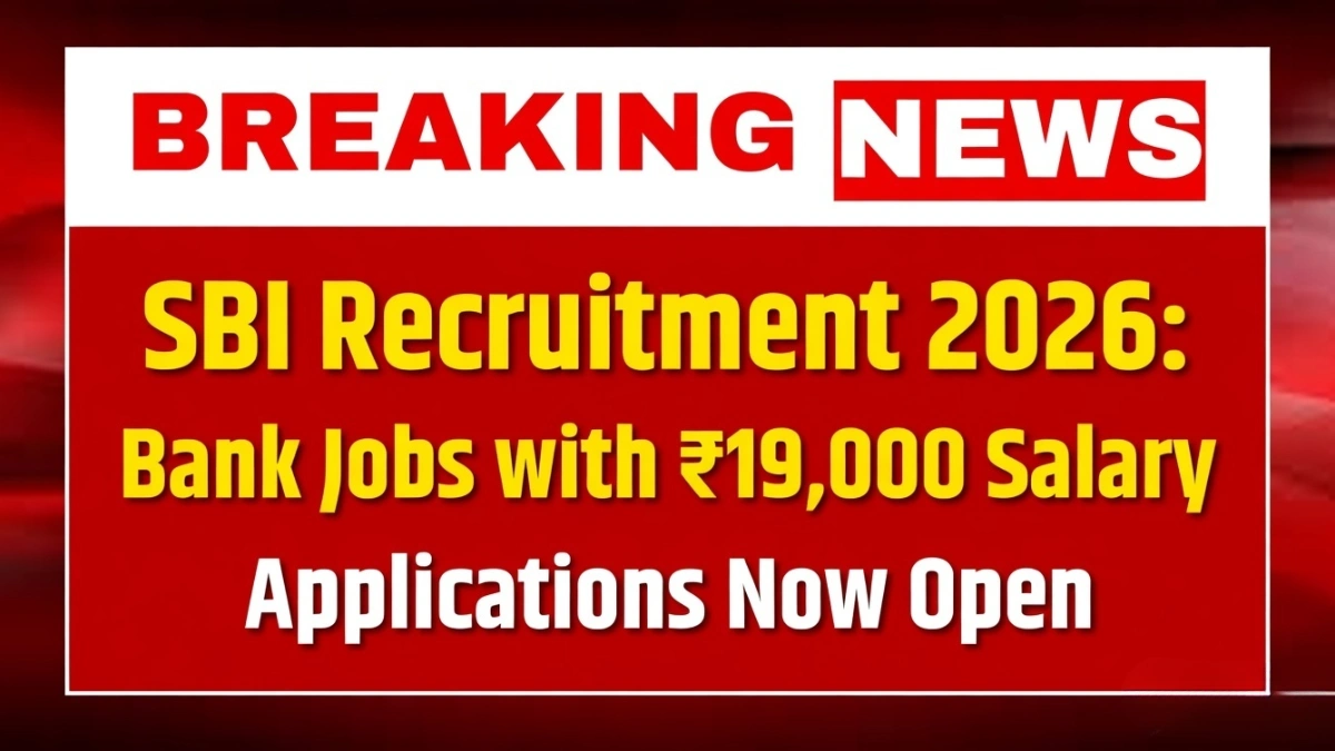 SBI Recruitment 2026